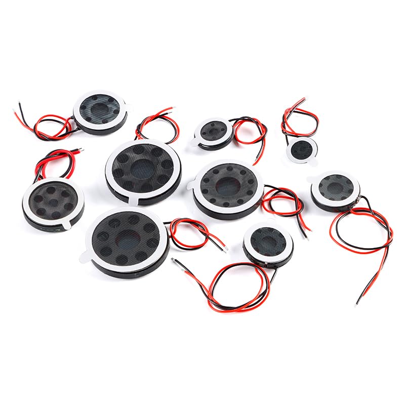 Amazon.com: JESSINIE 20pcs 20mm Ultra-Thin Speaker 8Ω 1W Plastic